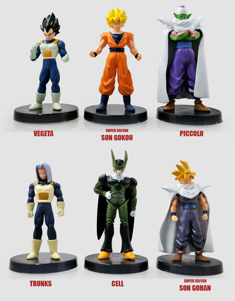 ドラゴンボールZ REAL WORKS 4体セット Bandai Dragon Ball Z DBZ Real Works Cell Edition 6 Trading